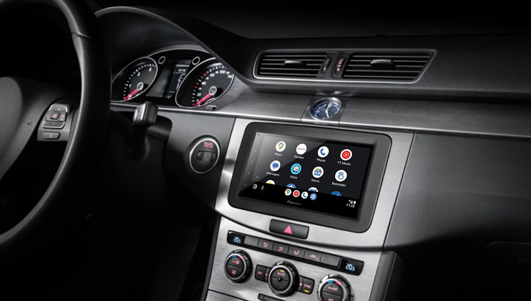 Pioneer SPH-DA150BT Car Radio with Apple CarPlay, Android Auto, and Bluetooth