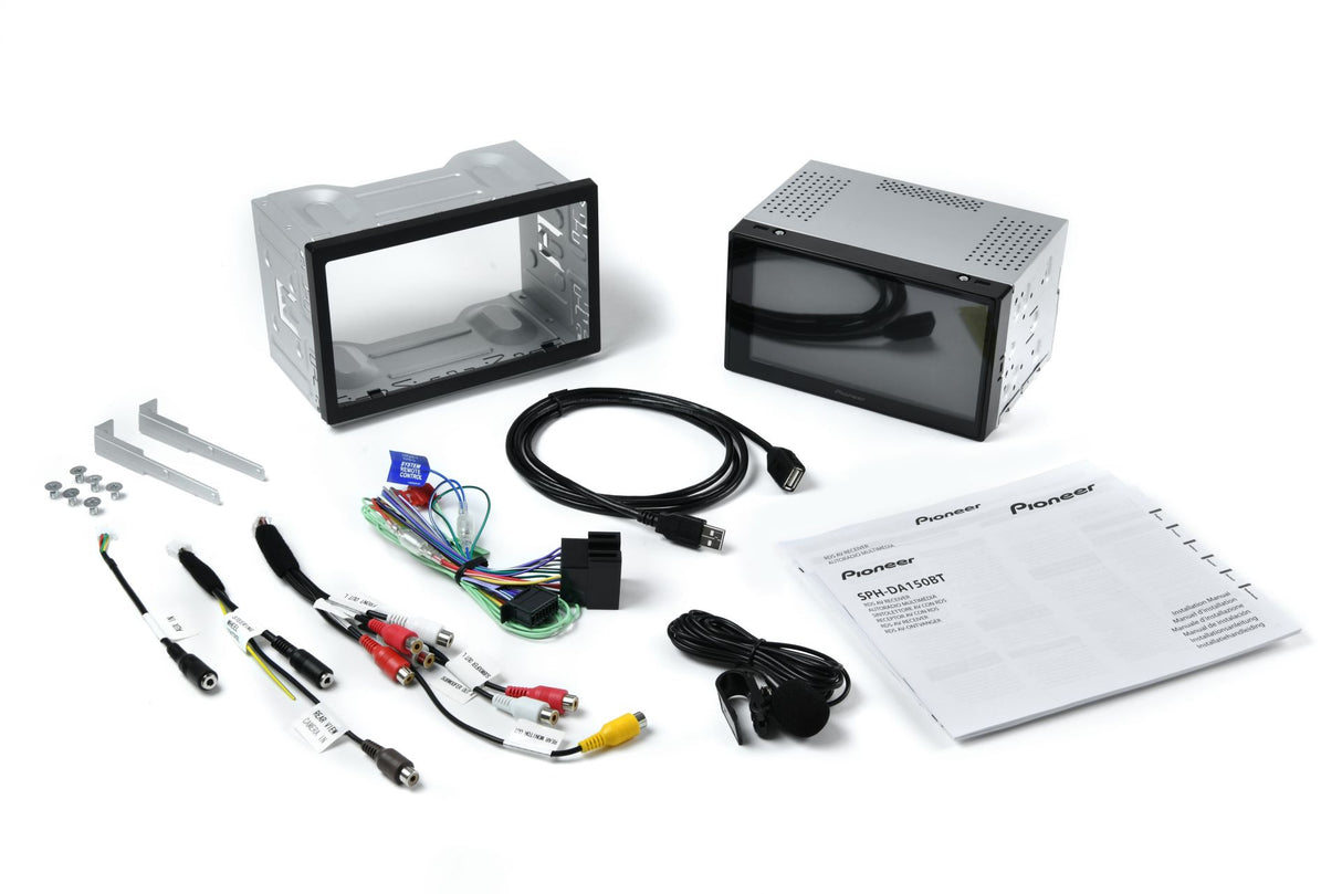 Pioneer SPH-DA150BT Car Radio with Apple CarPlay, Android Auto, and Bluetooth