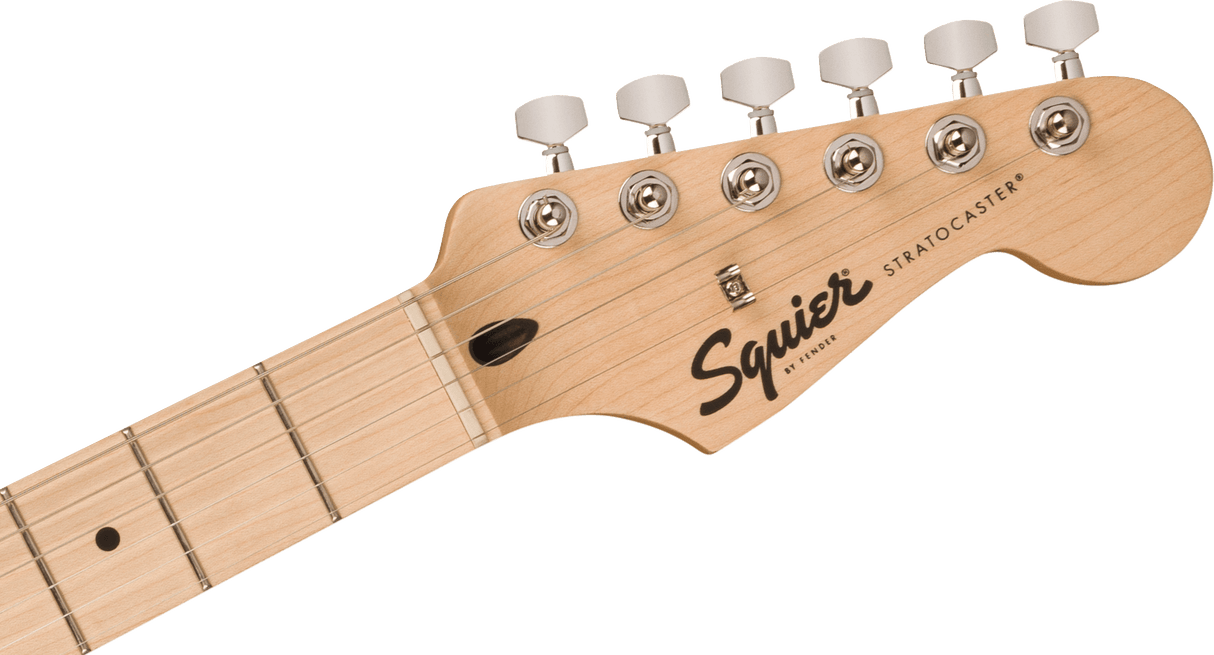 Fender Squier Sonic Stratocaster HSS Electric Guitar Starter Kit (Tahitian Coral)