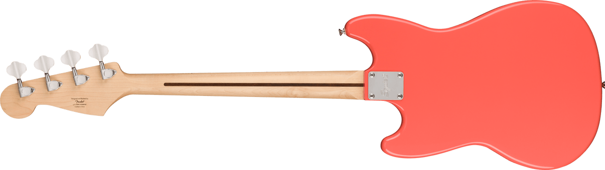 Fender Squier Sonic Bronco Electric Bass (Tahitian Coral)