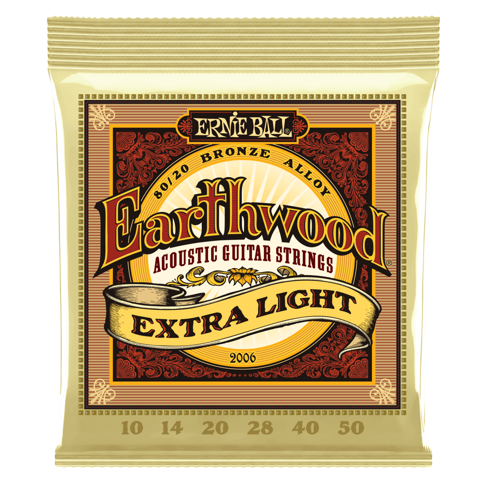 Ernie Ball Earthwood Bronze Guitar Strings, Acoustic