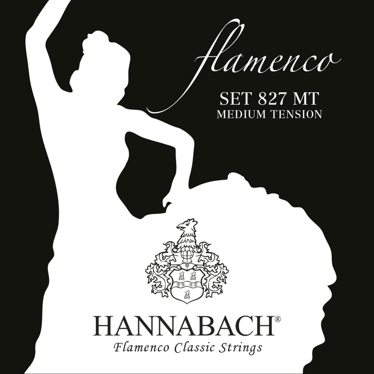 Hannabach Strings for classical guitar Series 827 Medium Tension Flamenco - Medium set (827MT)