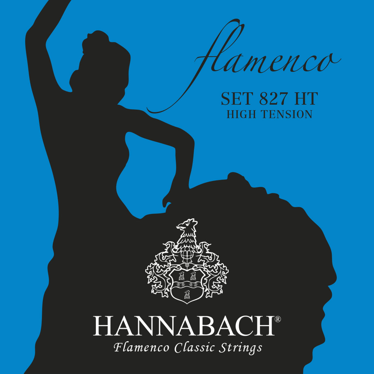 Hannabach Strings for classical guitar Series 827 High Tension Flamenco - High set (827HT)
