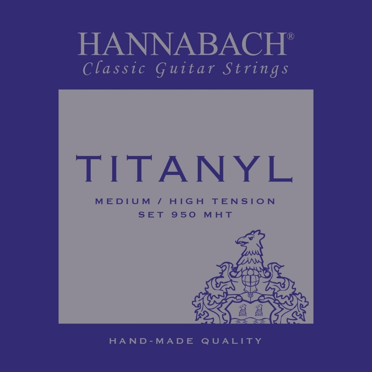 Hannabach strings for classical guitar Serie 950 Medium/High Tension Titanyl - Medium-High set (950MHT)