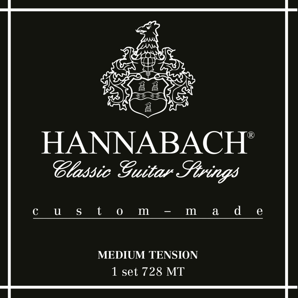 Hannabach Strings for classical guitar Series 728 Medium Tension Custom Made - Medium tension set (728MT)