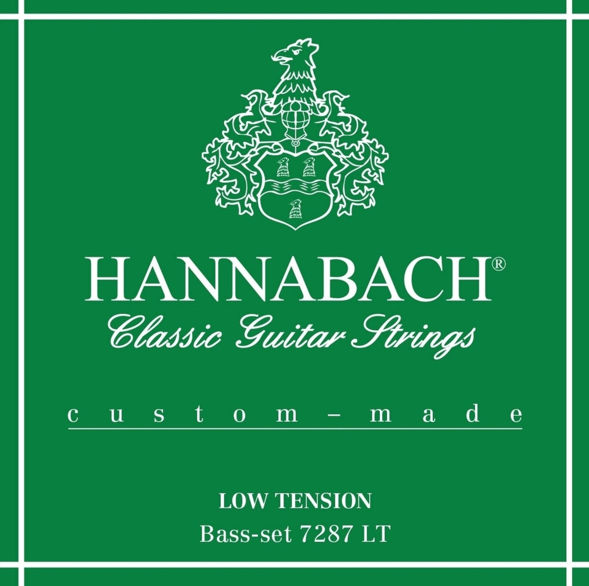Hannabach Strings for classical guitar Series 728 Low Tension Custom Made - 3 bass strings low (7287LT)