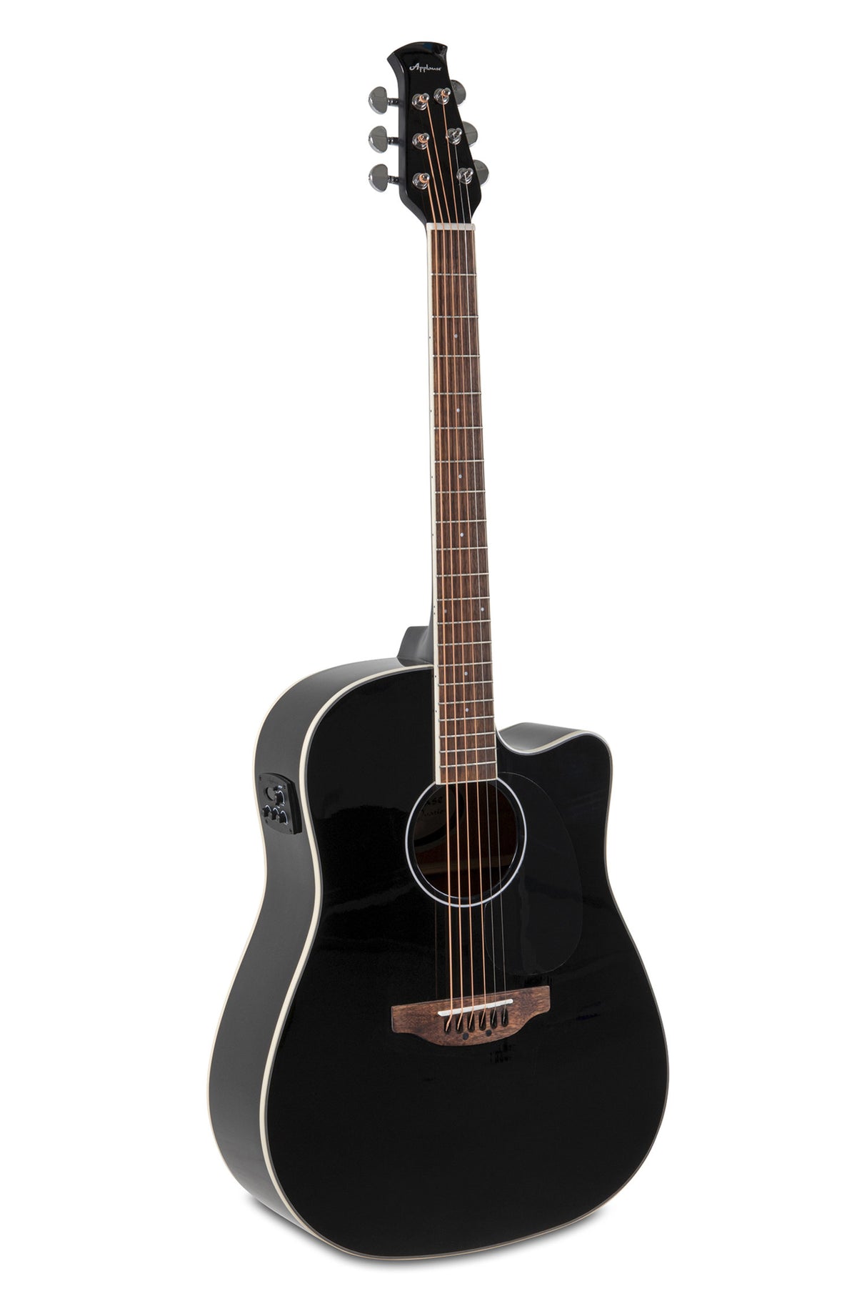 Applause E-Acoustic Guitars Wood Classics AED96-5HG Black Gloss Electro - Black high gloss (AED96-5HG)