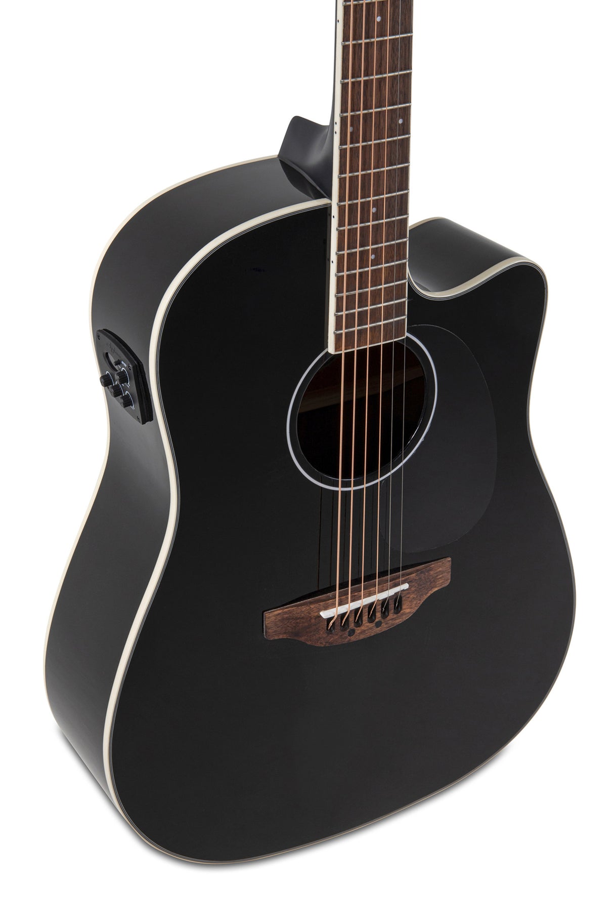 Applause E-Acoustic Guitars Wood Classics AED96-5HG Black Gloss Electro - Black high gloss (AED96-5HG)
