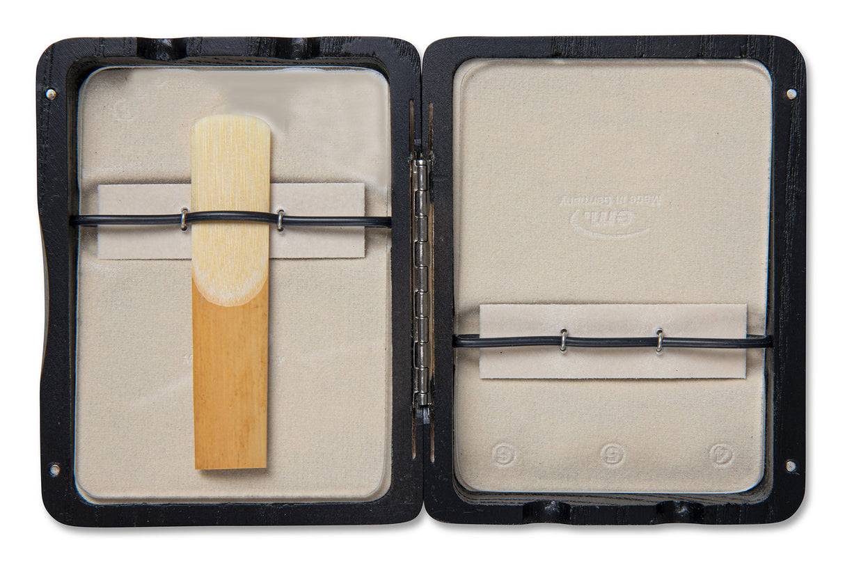 GEWA reed case alto saxophone 6 reeds - Black lacquered finish