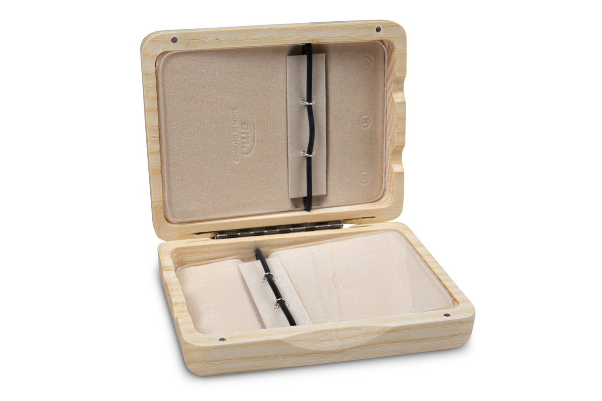GEWA reed case alto saxophone 6 reeds - Natural lacquered finish