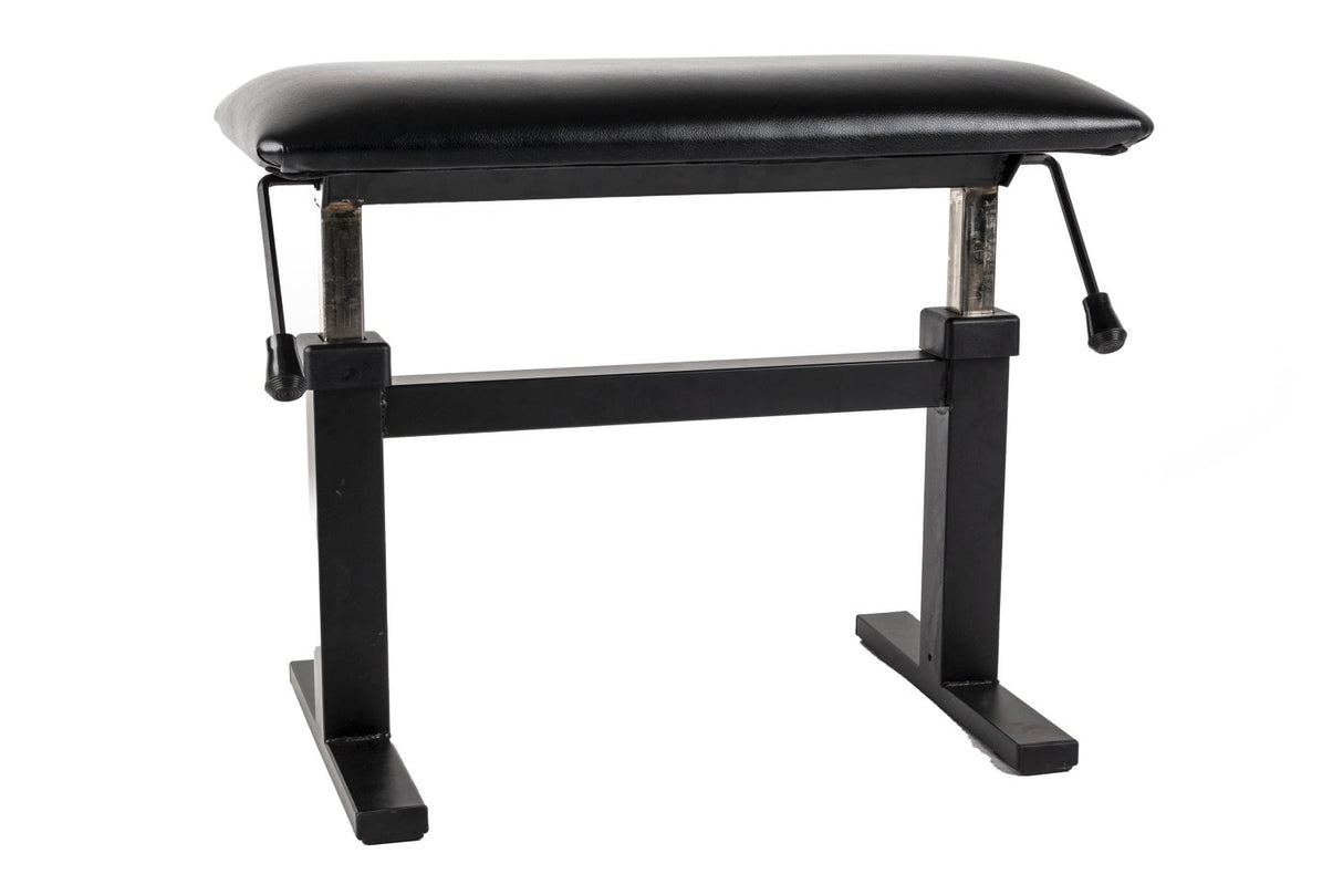 GEWA Piano bench Autolift XL - Black synthetic leather cover