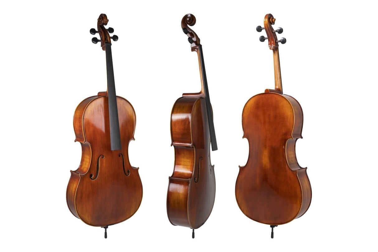 GEWA Cellos Allegro Antique - 7/8 (Ready to play incl. bag, Massaranduba bow, Larsen Aurora strings, transport-secured)
