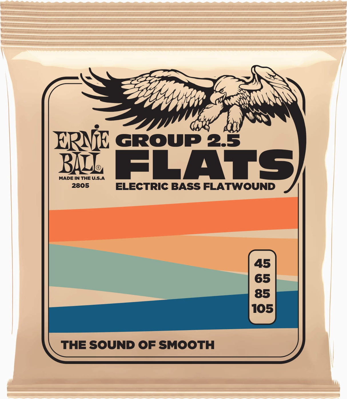 Ernie Ball 2805 Flatwound Group 2.5