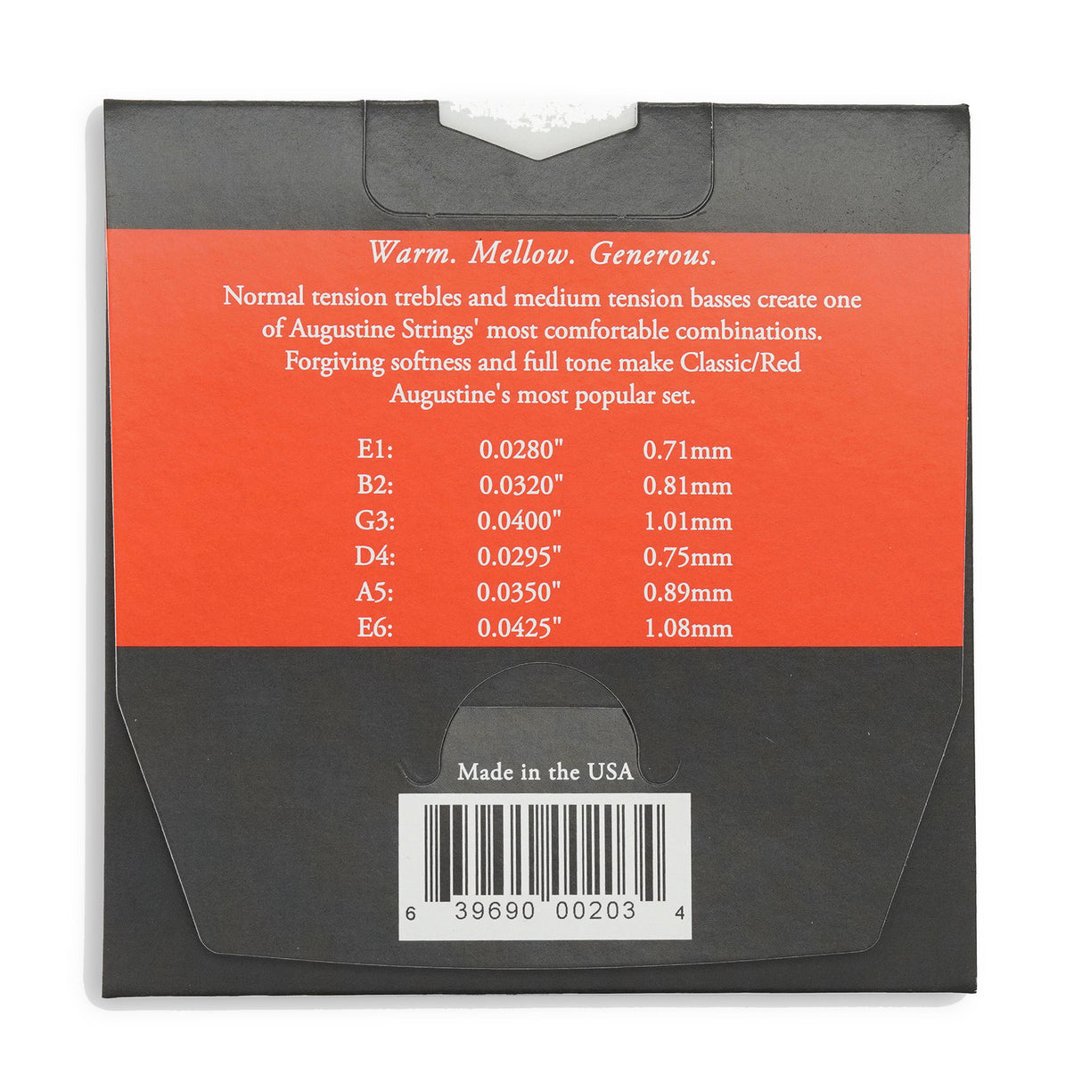 Augustine Strings for classical guitar Classic Label - Set Classic Red (normal/medium)