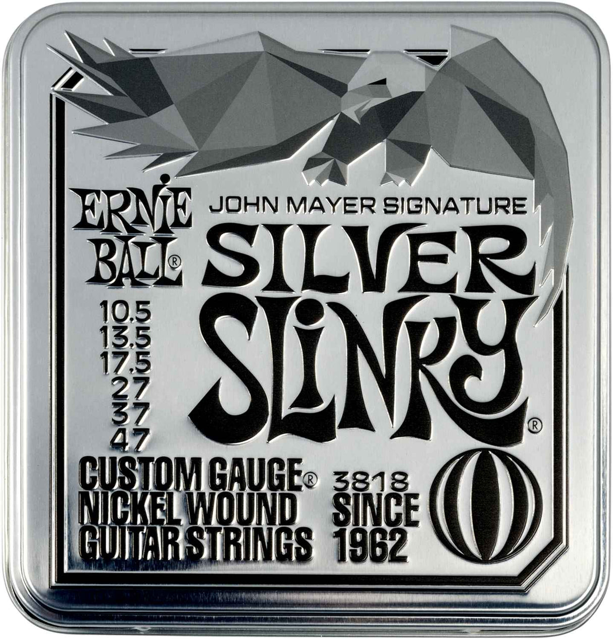 Ernie Ball 3818 John Mayer Silver Slinky - Tin Pack