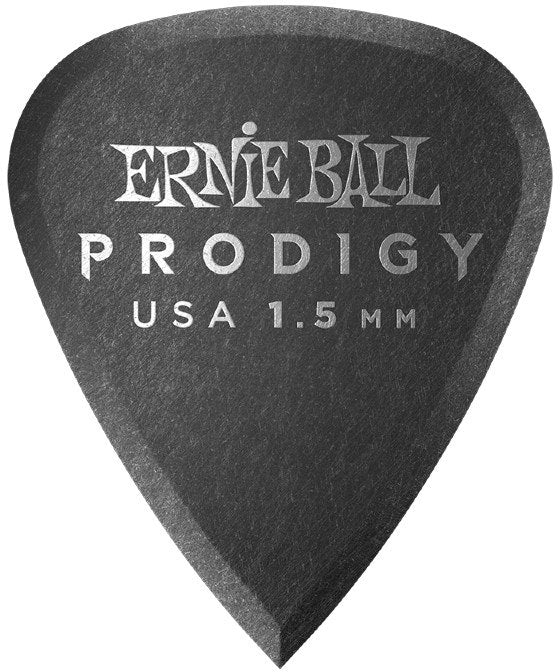 Ernie Ball EB-9199 1.5mm Black Standard Prodigy Picks 6-pack