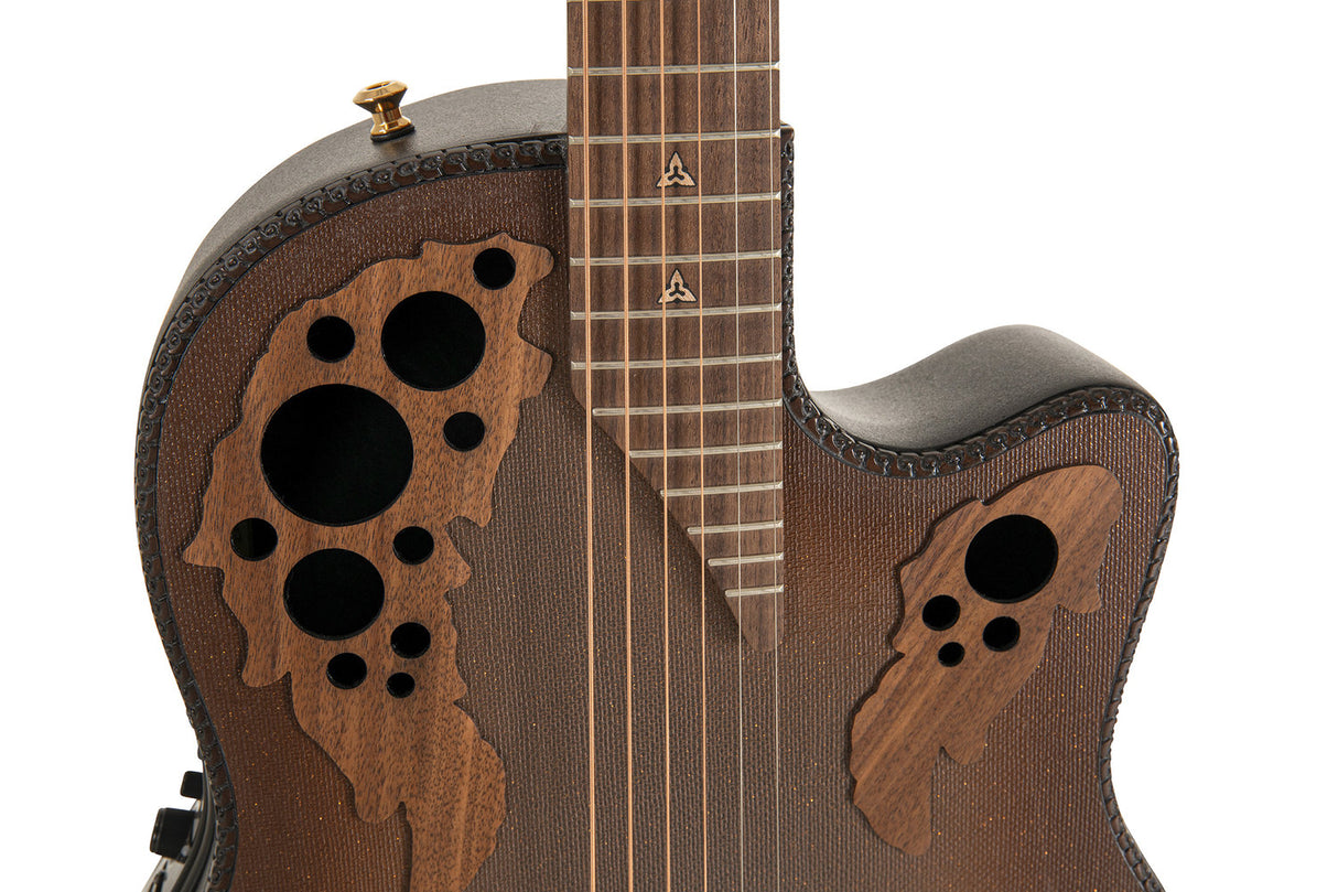 Adamas E-Acoustic Guitars 2087GT Deep Contour Cutaway - Reverse Brown Burst (2087GT-9W-G)