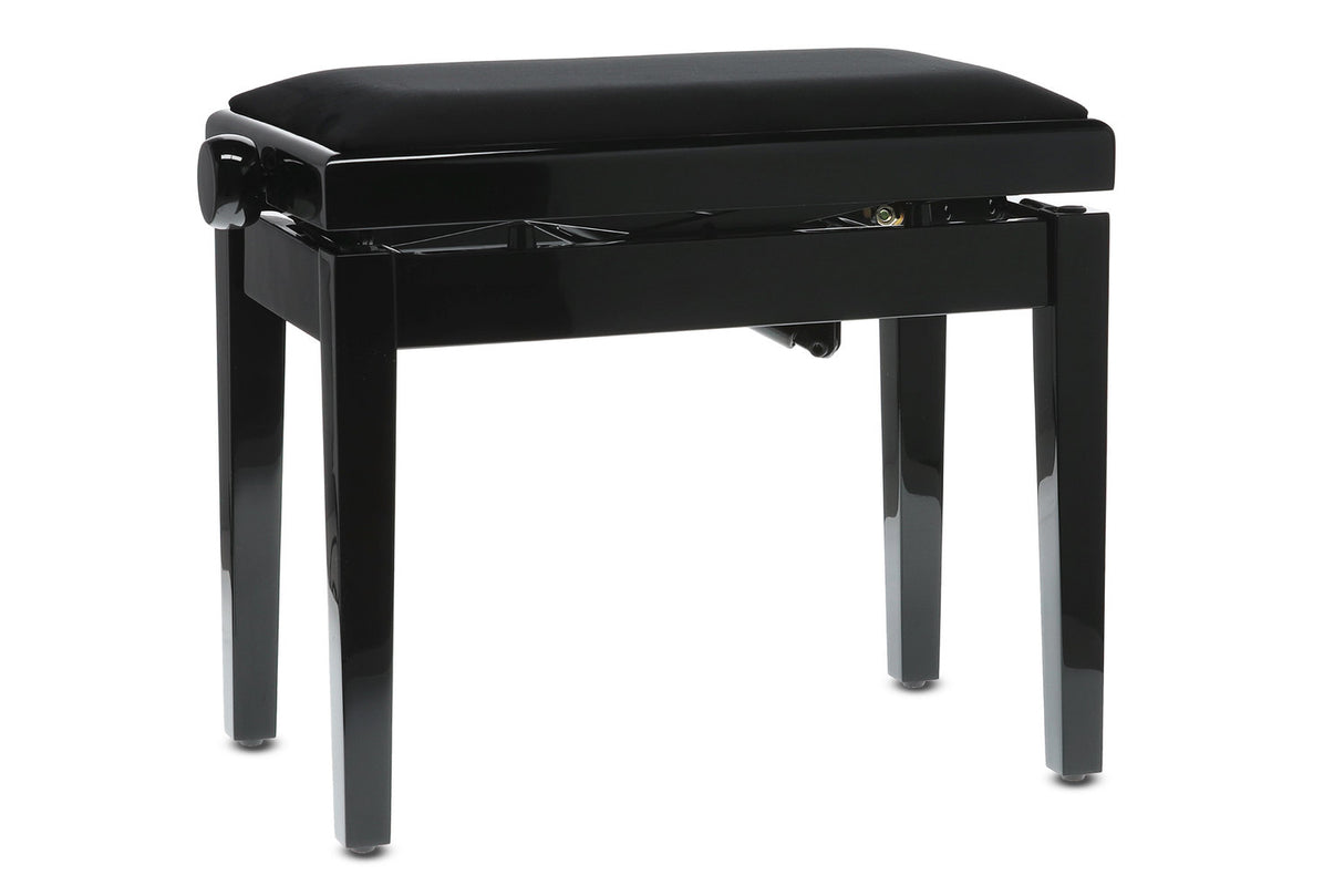 GEWA Deluxe Autolift piano bench - Black high gloss