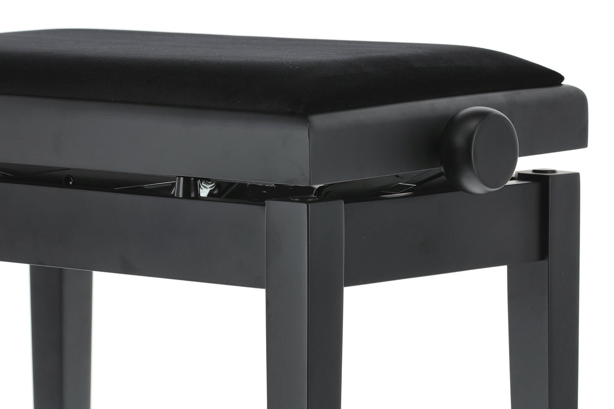 GEWA Deluxe Autolift piano bench - Black matte