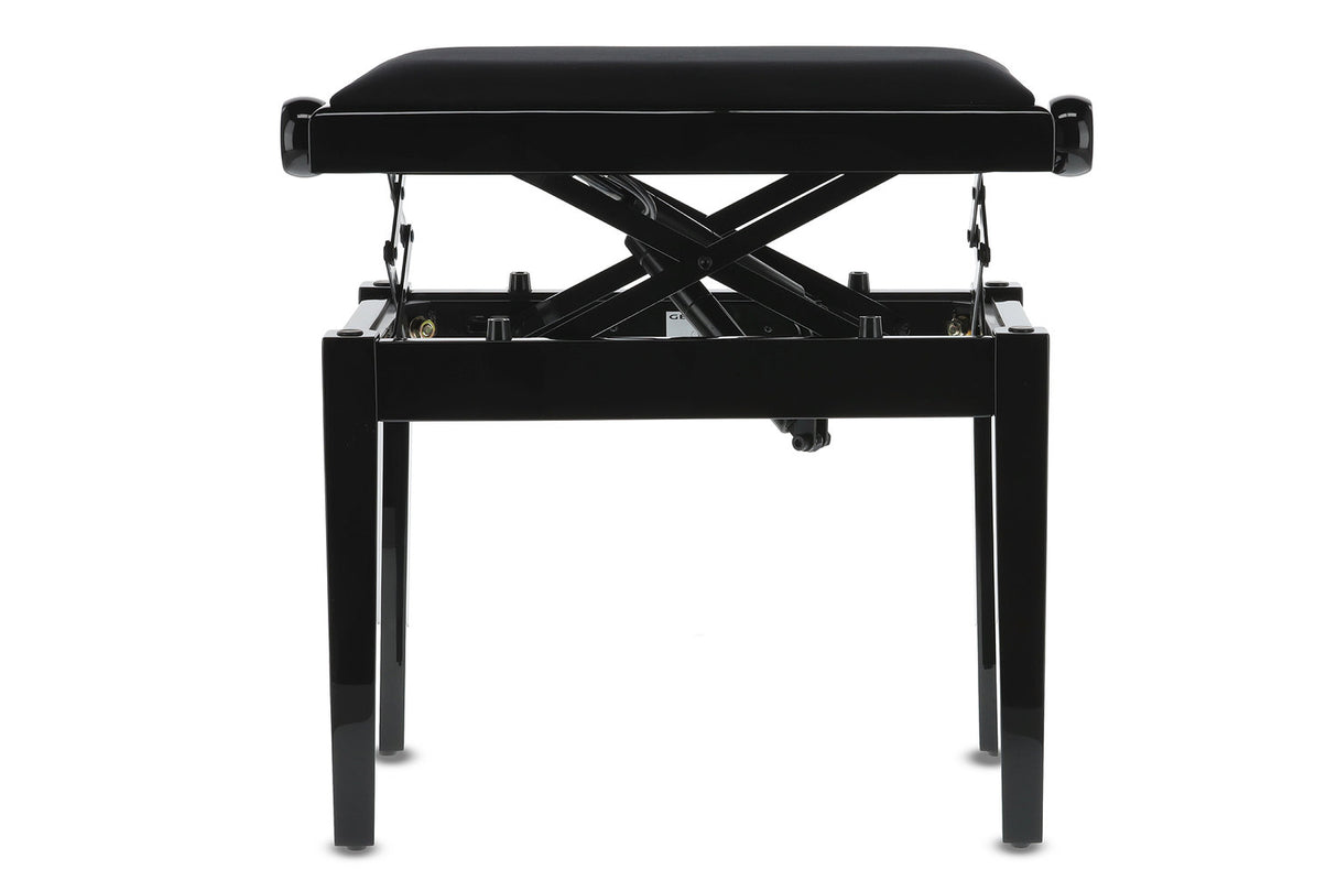 GEWA Deluxe Autolift piano bench - Black high gloss