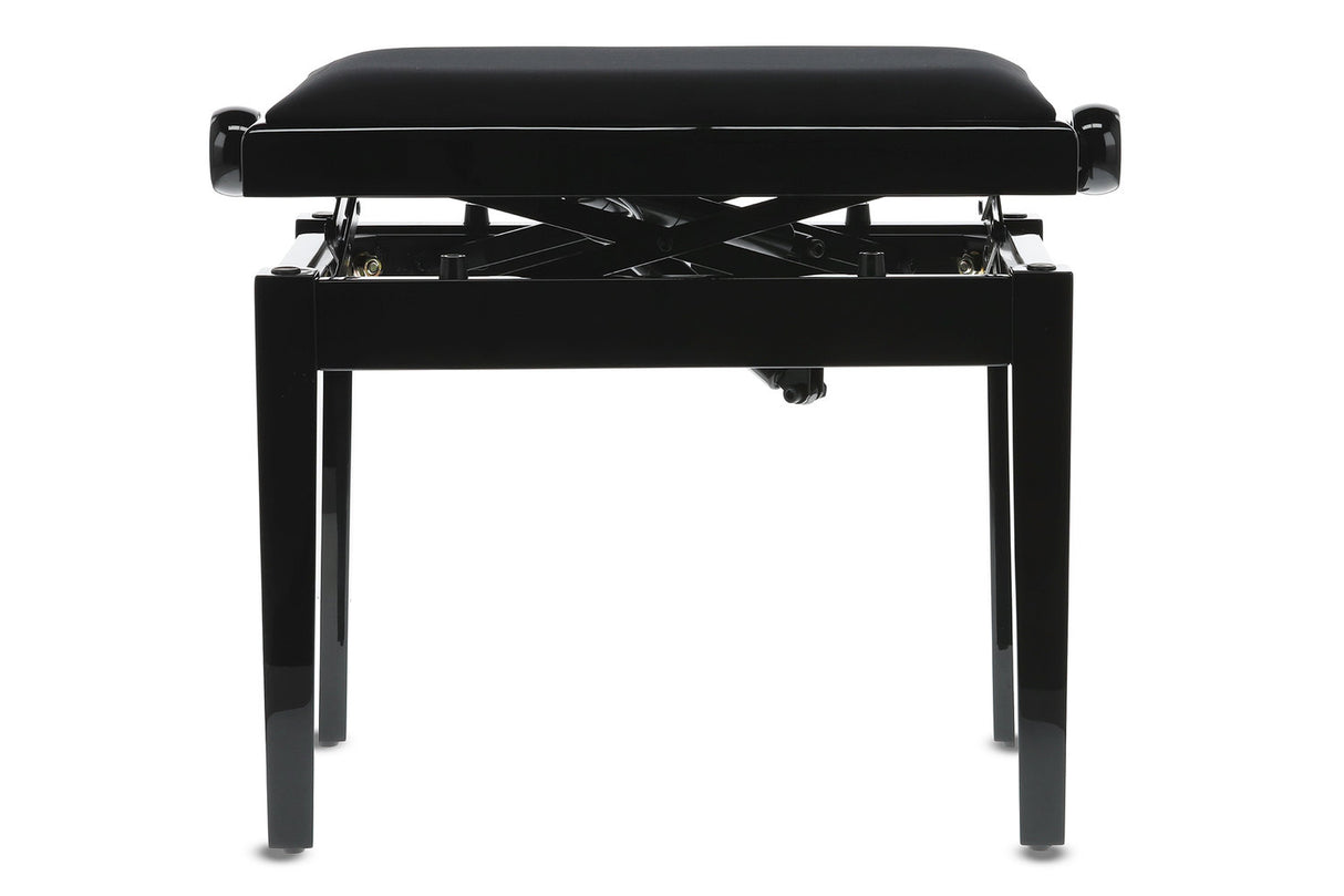 GEWA Deluxe Autolift piano bench - Black high gloss