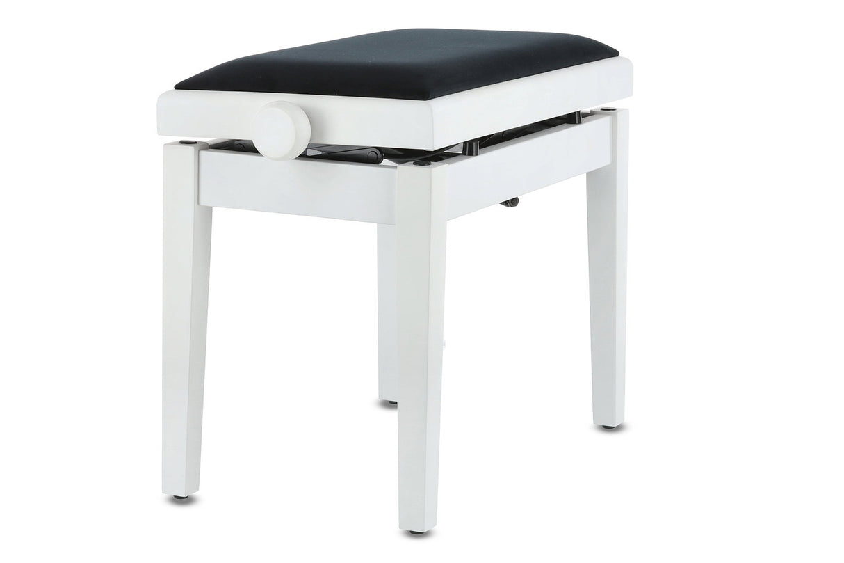 GEWA Deluxe Autolift piano bench - White matte