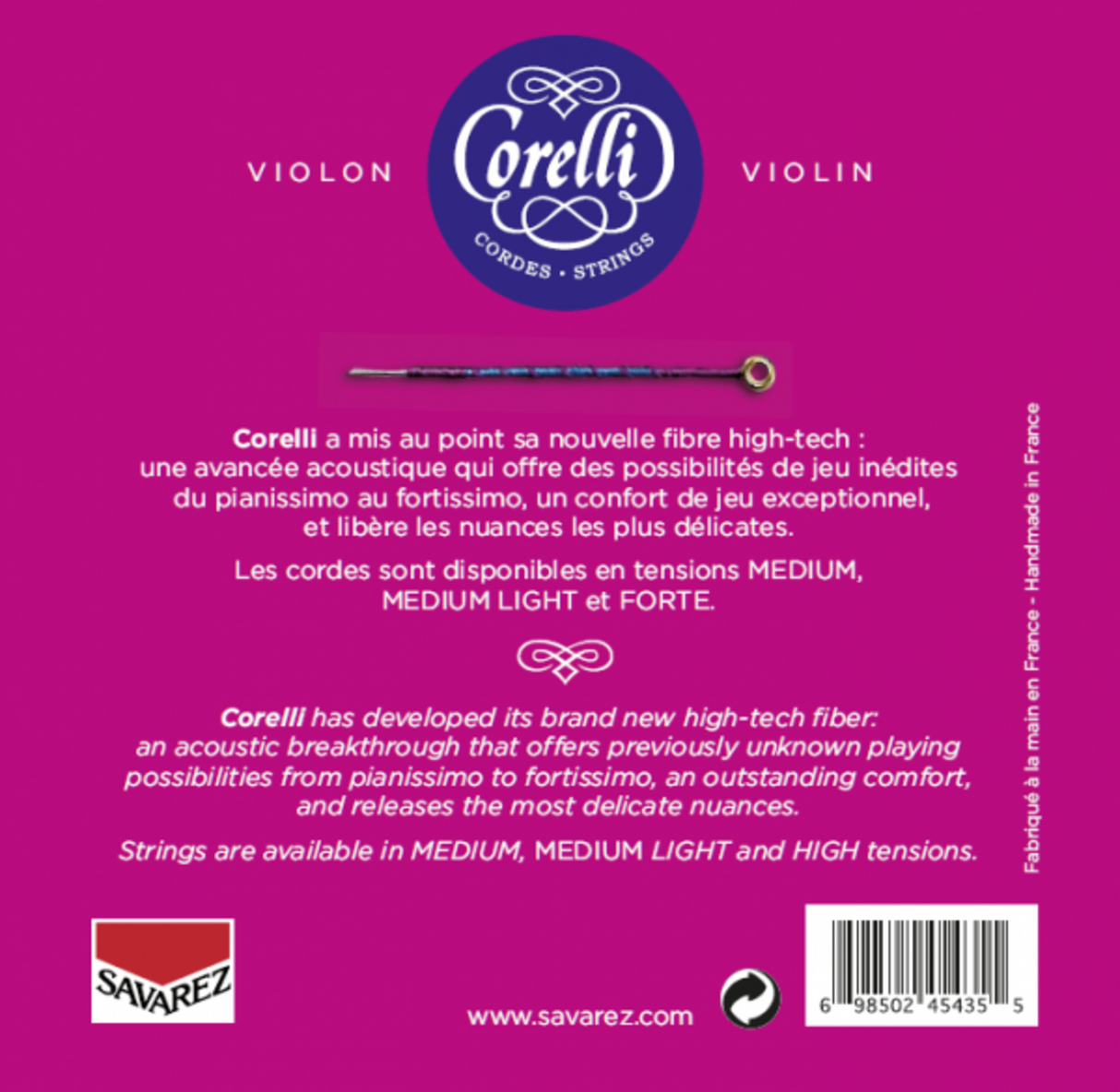 Corelli Violins strings Cantiga - Medium (900MB)
