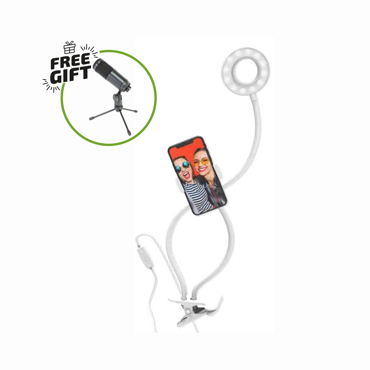 Digipower For You Vlogging kit 3" Ringlight with remote control + Free Gift