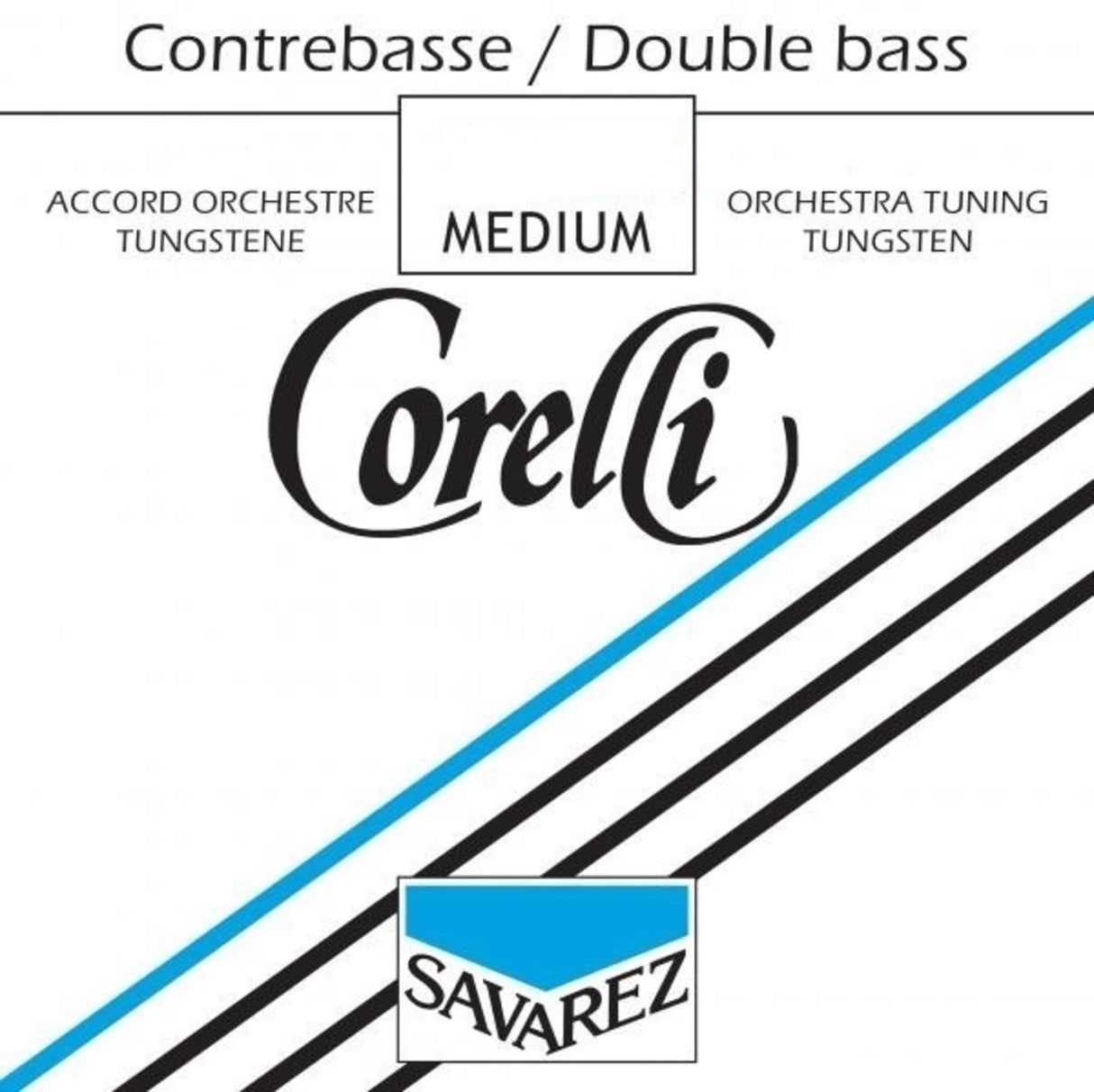 Corelli double bass strings Orchestral tuning tungsten - Medium (372M)