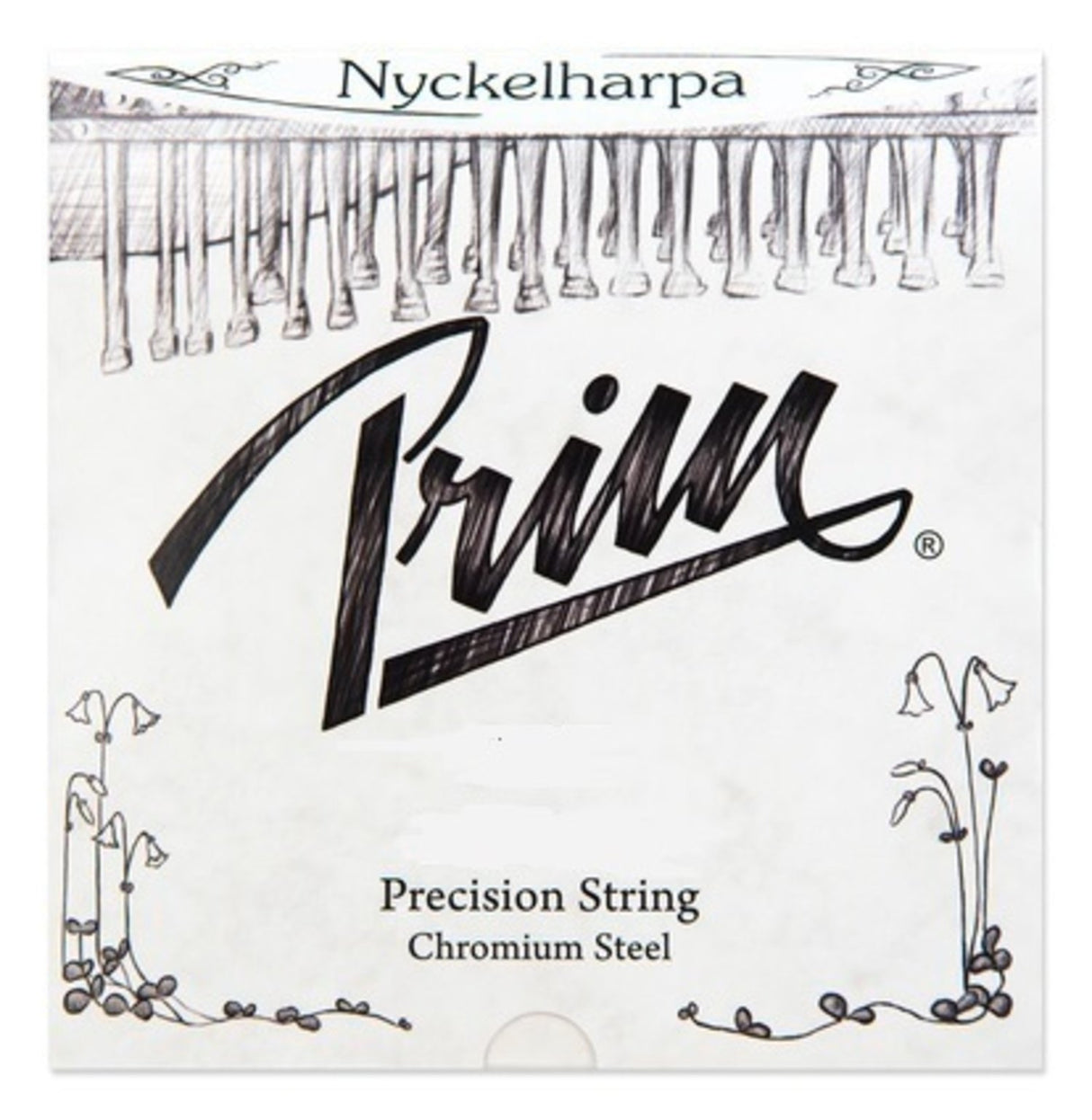 Prim Nyckelharpa strings Chrome steel - A1 (Soft)