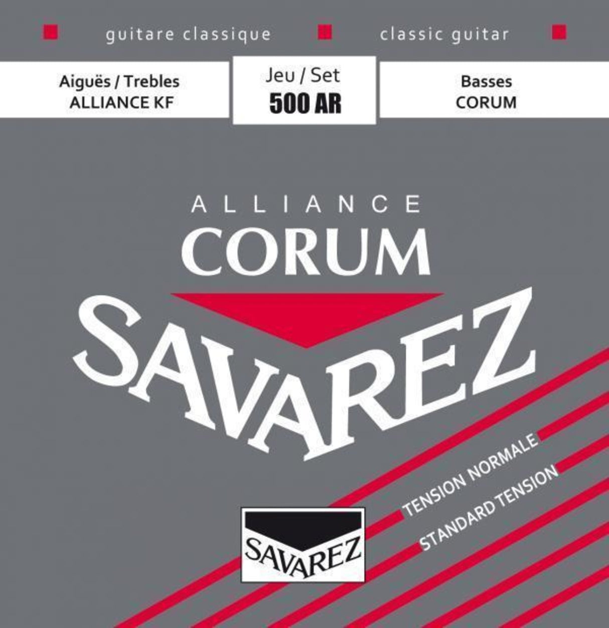 Savarez strings for classical guitars Alliance Corum - Set Standard (500AR)
