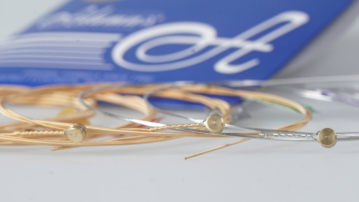 Adamas Strings for Acoustic Guitars Nuova Phosphor Bronze Coated - Light .012-.053 (1818NU)