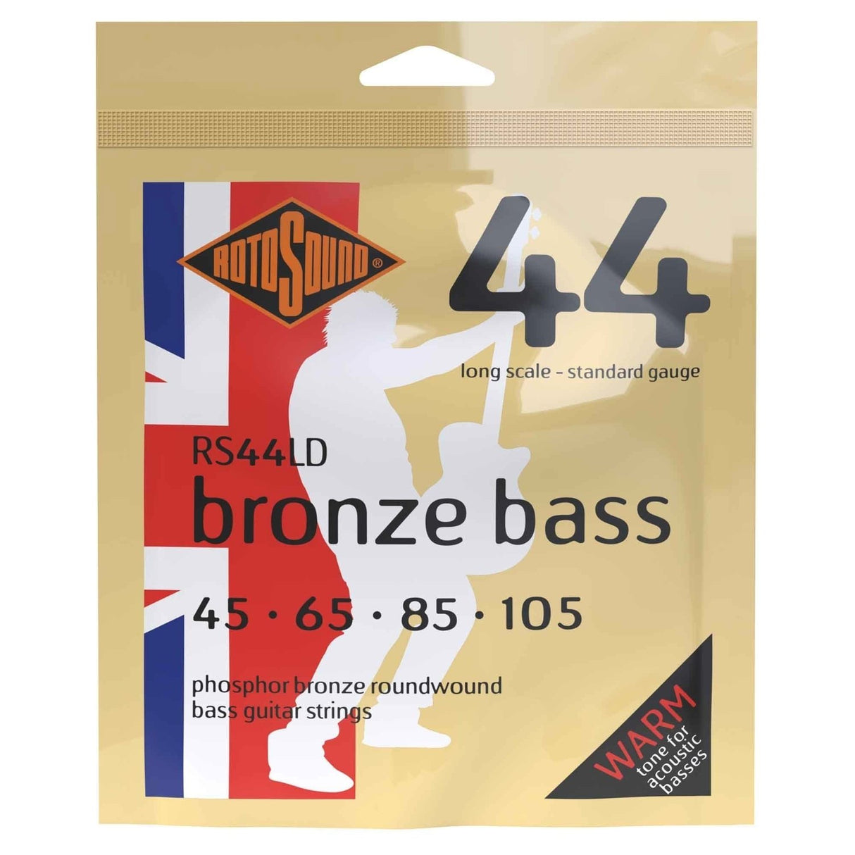 Rotosound Strings for acoustic bass Bronze Bass 44 - Set 4-string Standard 45-105 (RS44LD)