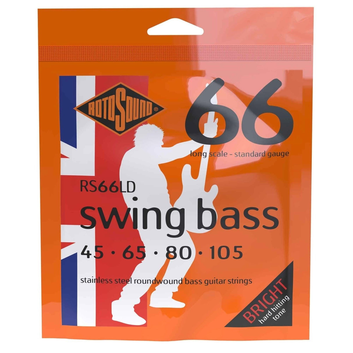 Rotosound E-Bass Strings Swing Bass 66 - Set 4-string Standard 45-105 (RS66LD)