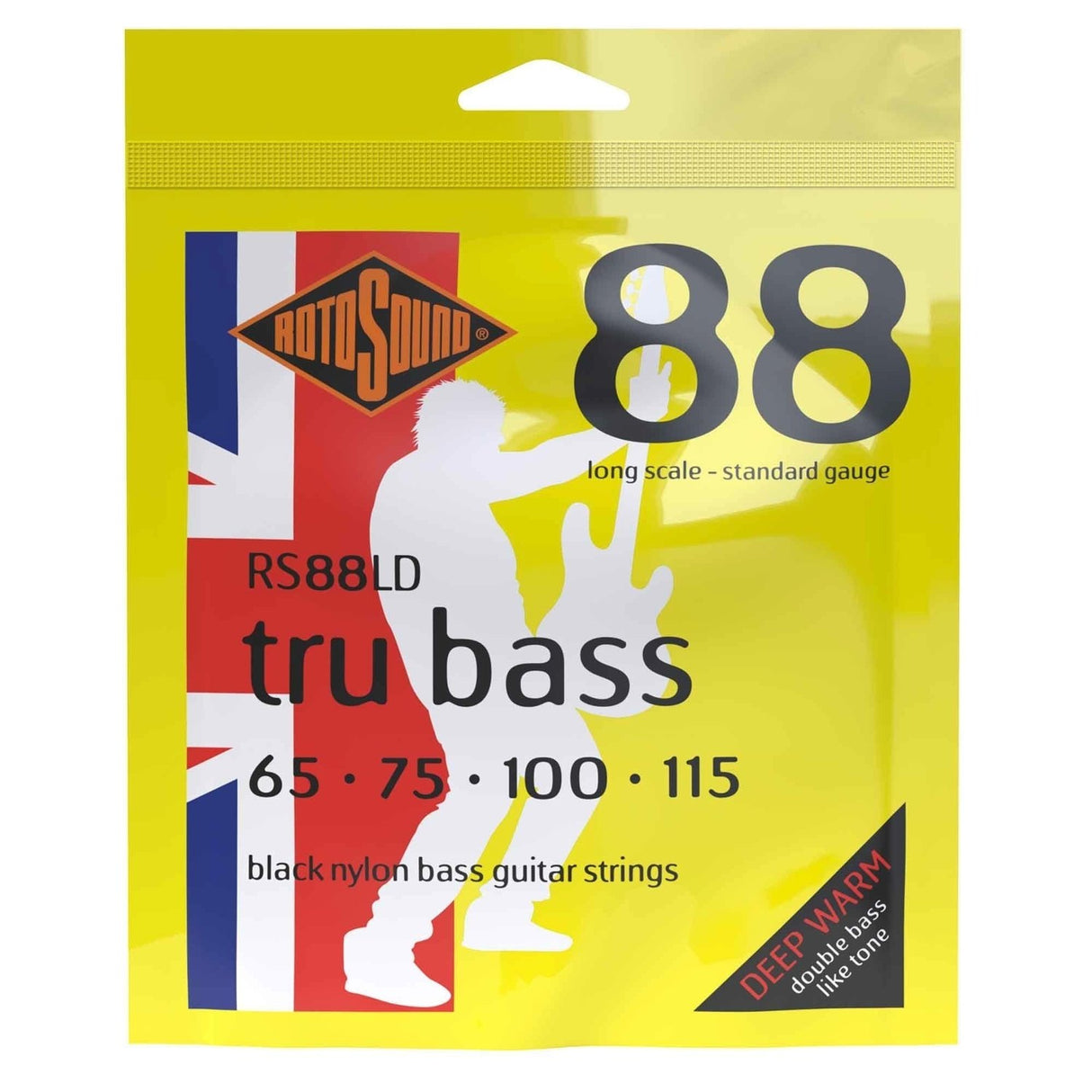 Rotosound E-Bass Strings Tru Bass 88 - Set 4-string medium scale length (32"/810mm) to long scale (34"/860mm) (RS88LD)