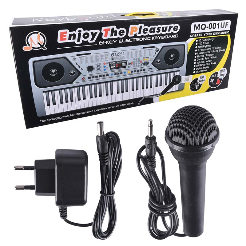 MQ 001 UF PIANO organ keys with microphone for