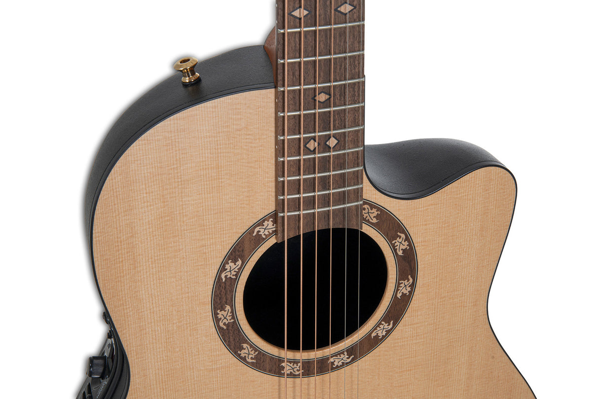 Ovation E-Acoustic Guitars Pro Series Legend USA - Natural Satin (1767-4S-G)