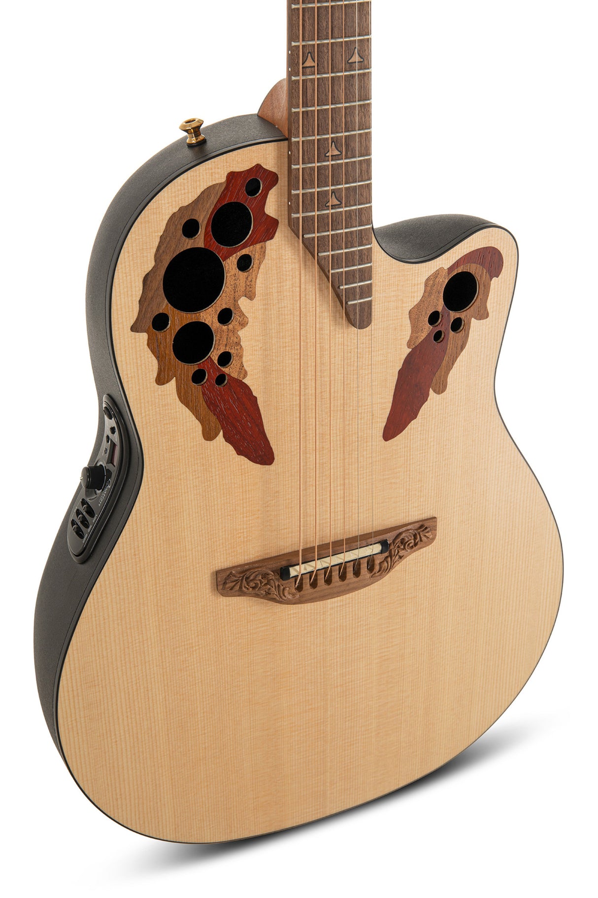 Ovation E-Acoustic Guitars Pro Series Elite USA - Natural Satin (1768-4S-G)
