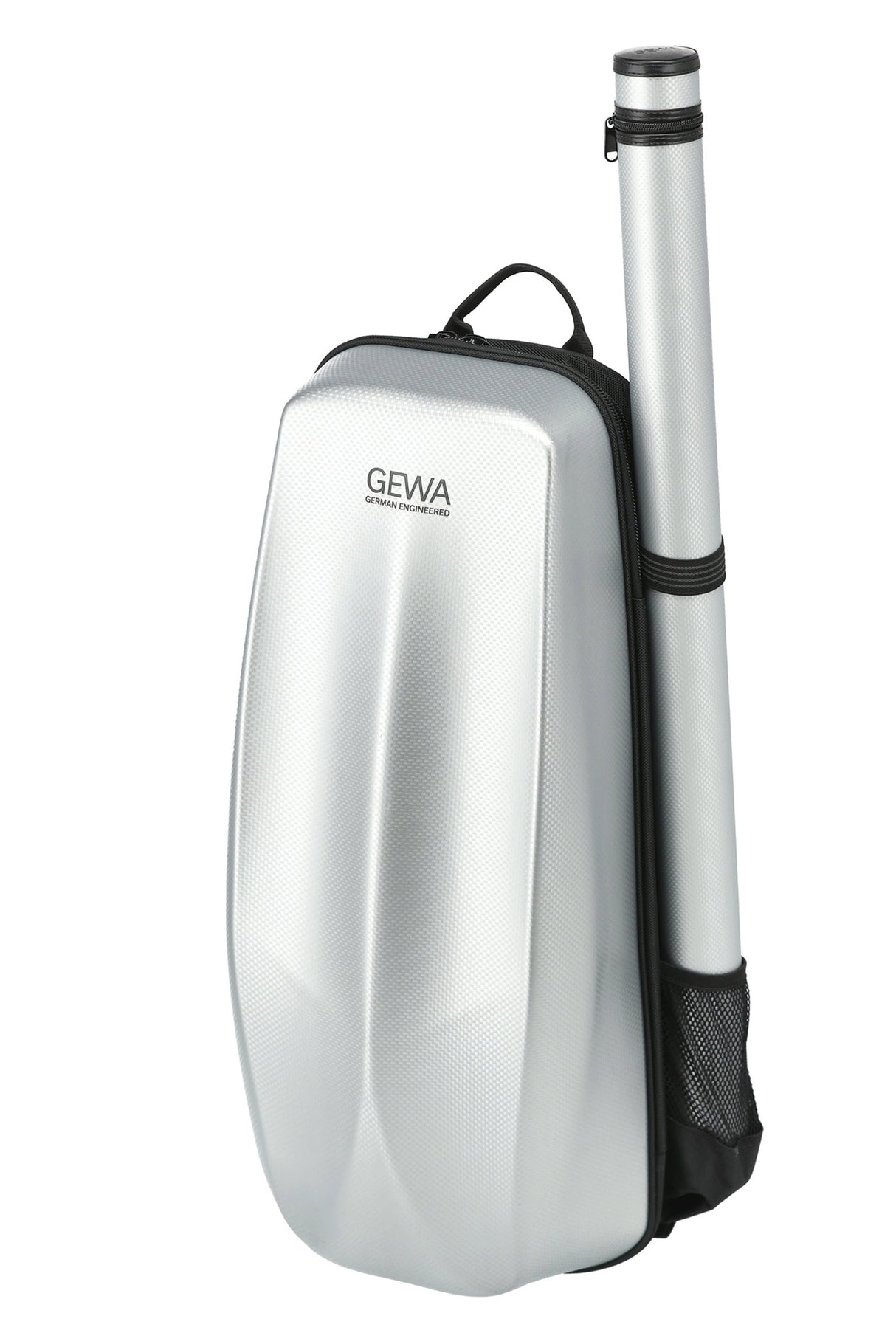 GEWA Backpack for Violins case Space Bag - Silver 4/4 - 3/4 (33 x 67 (with bow case 79 ) x 19 cm)