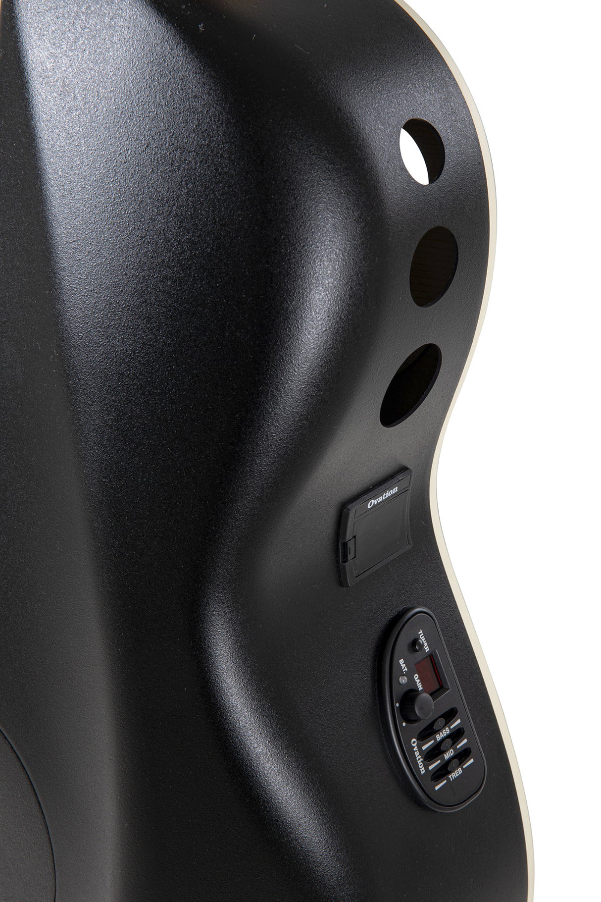 Ovation E-Acoustic Guitars Celebrity Elite Deluxe Deep Contour - Black Satin (CDX40-5-G)