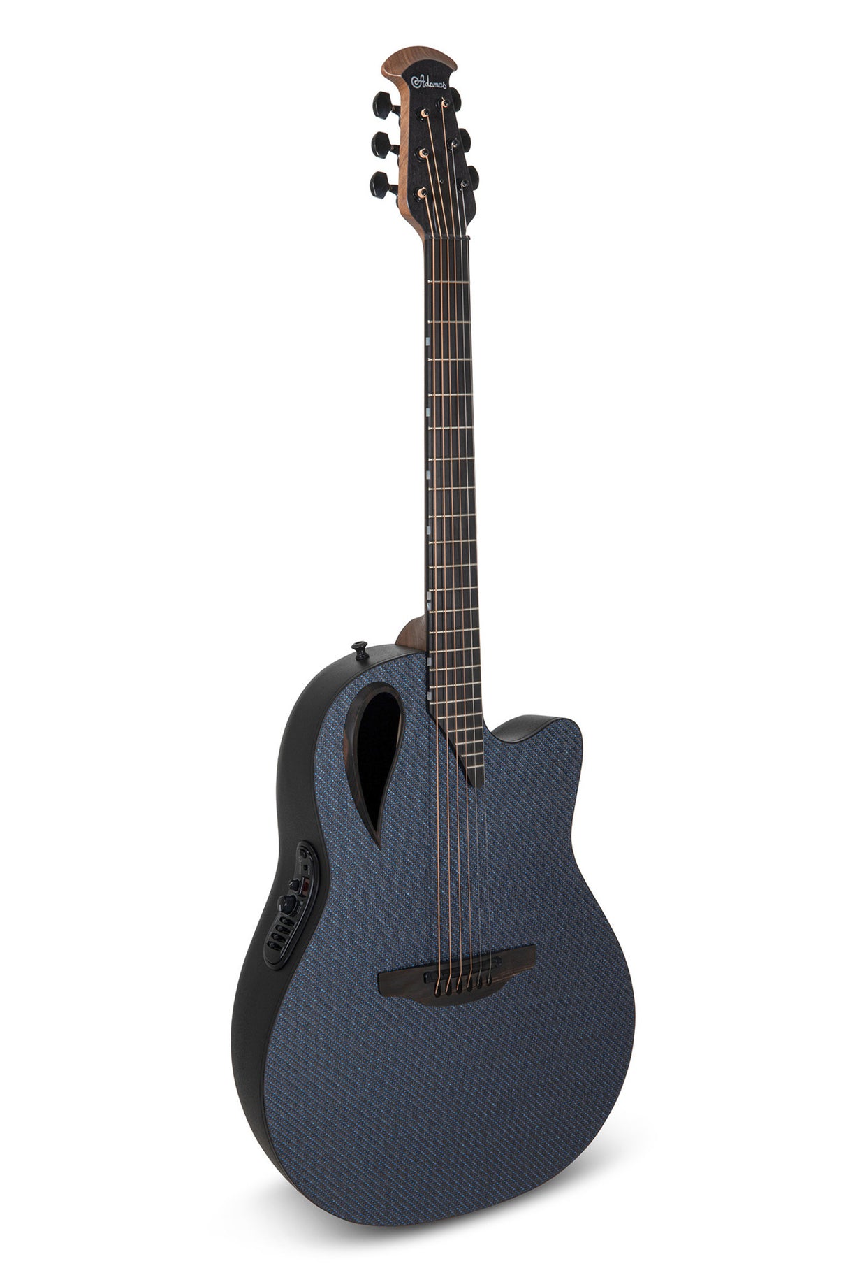 Adamas E-Acoustic Guitars Adamas MD80-NWT Mid-Depth Contour Cutaway - NWT Blue Reflection (MD80-8R-G)