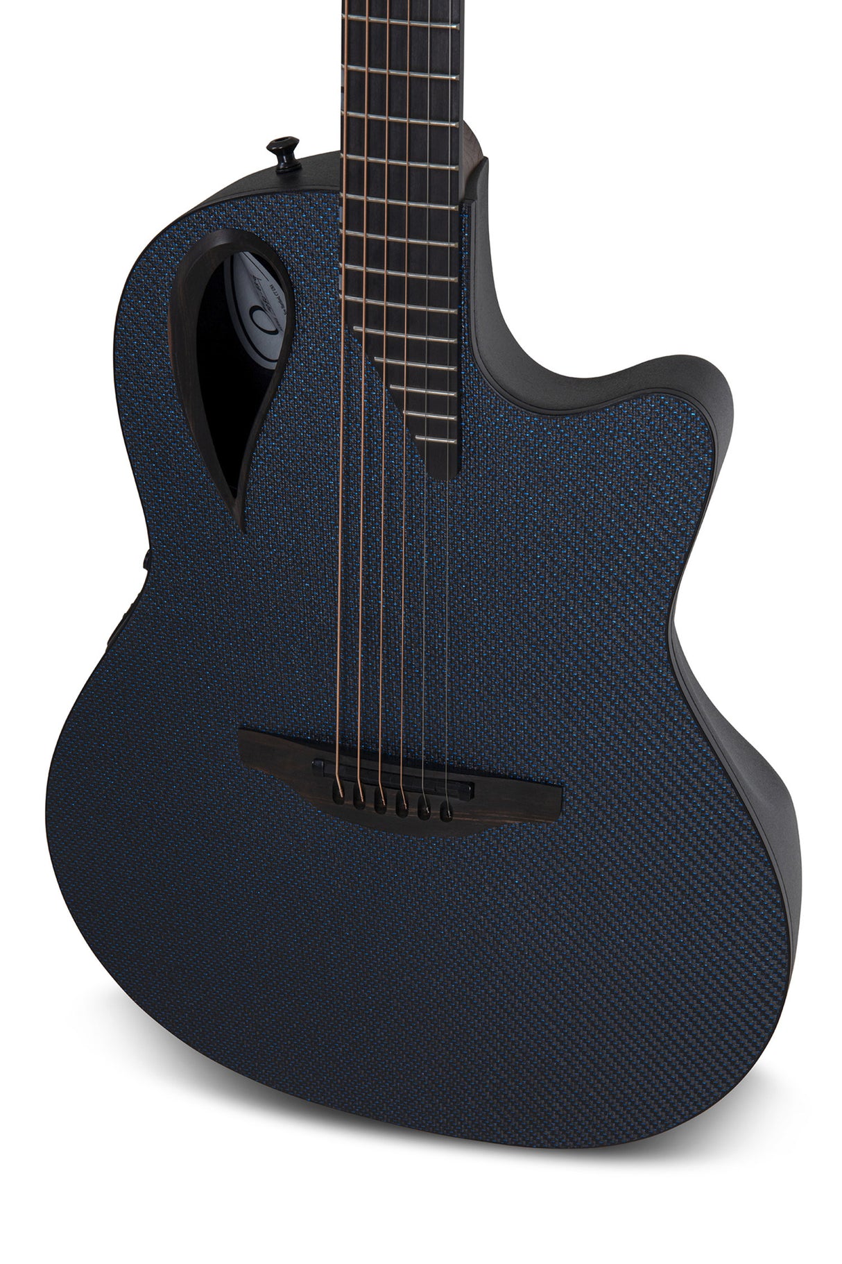 Adamas E-Acoustic Guitars Adamas MD80-NWT Mid-Depth Contour Cutaway - NWT Blue Reflection (MD80-8R-G)