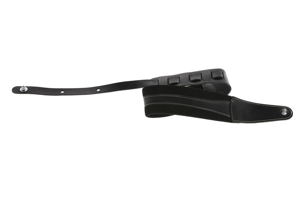 GEWA Guitars Straps Prestige 85 padded Security Locks - black/black