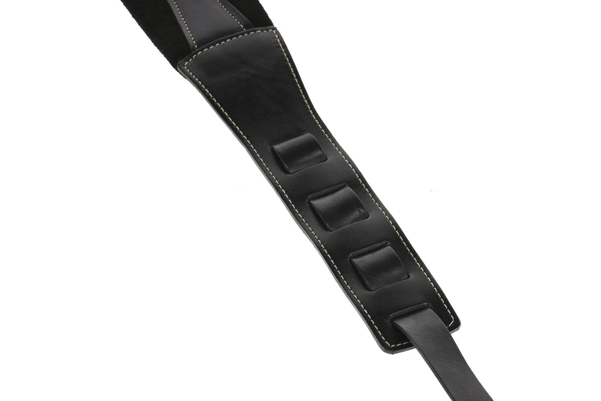 GEWA Guitars Straps Prestige 85 padded Security Locks - black/black