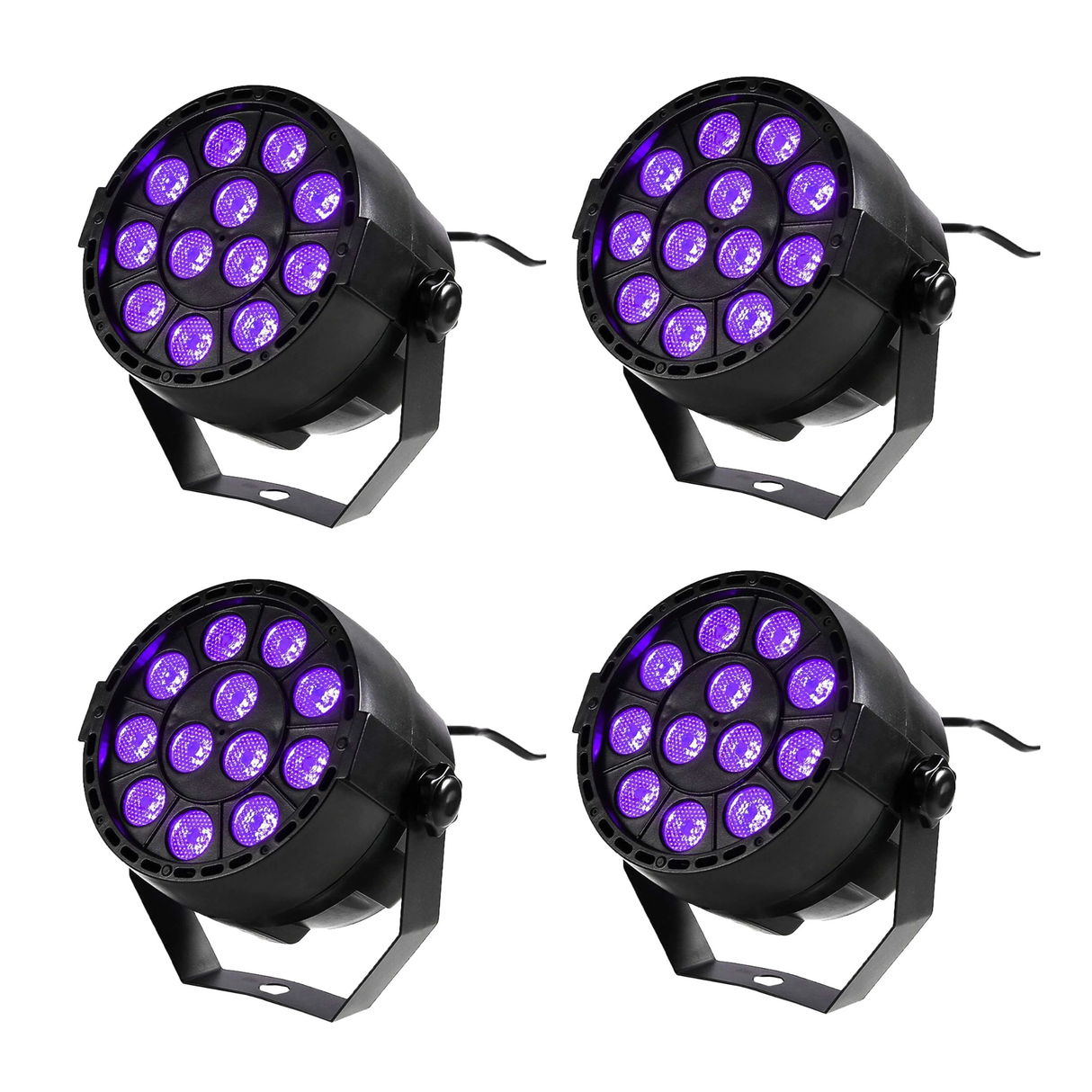 UV LED Spot (12x2W) 4 pcs. Bundle