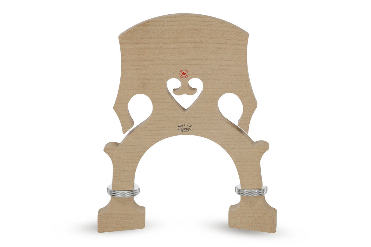 Despiau Double bass bridge Planet D height-adjustable - 4/4 (Foot width 165)