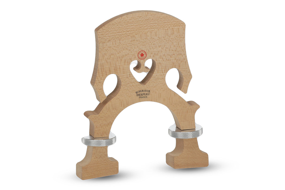 Despiau Double bass bridge Planet D height-adjustable - 1/8 (Foot width 115)