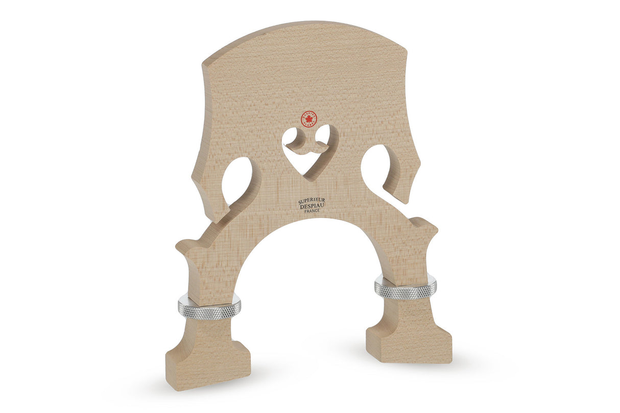 Despiau Double bass bridge Planet D height-adjustable - 1/2 (Foot width 138)