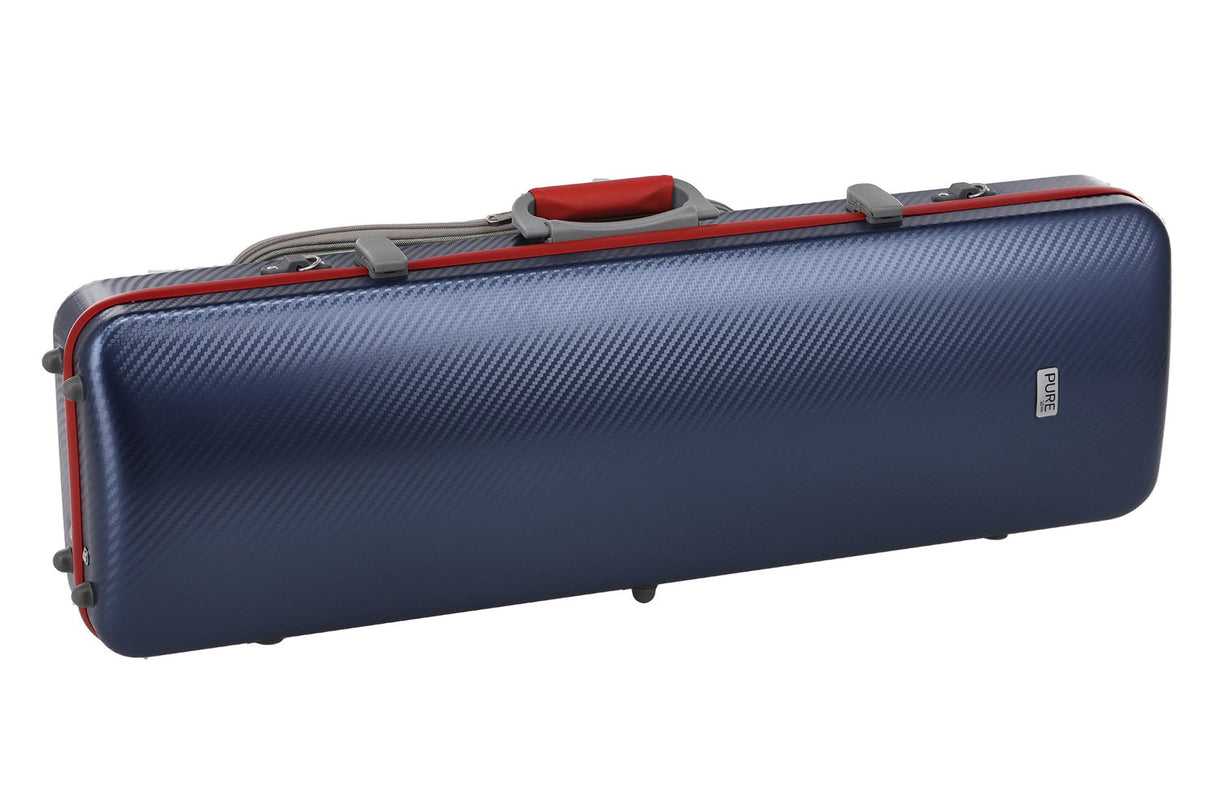 PURE GEWA Violins case Polycarbonate FUN - 4/4 - 1/2 (Blue / Black)