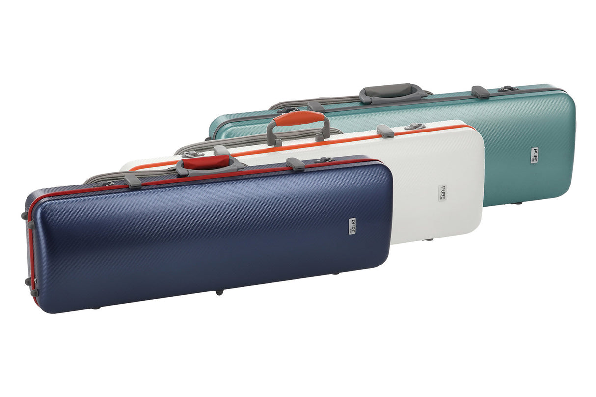 PURE GEWA Violins case Polycarbonate FUN - 4/4 - 1/2 (Blue / Black)